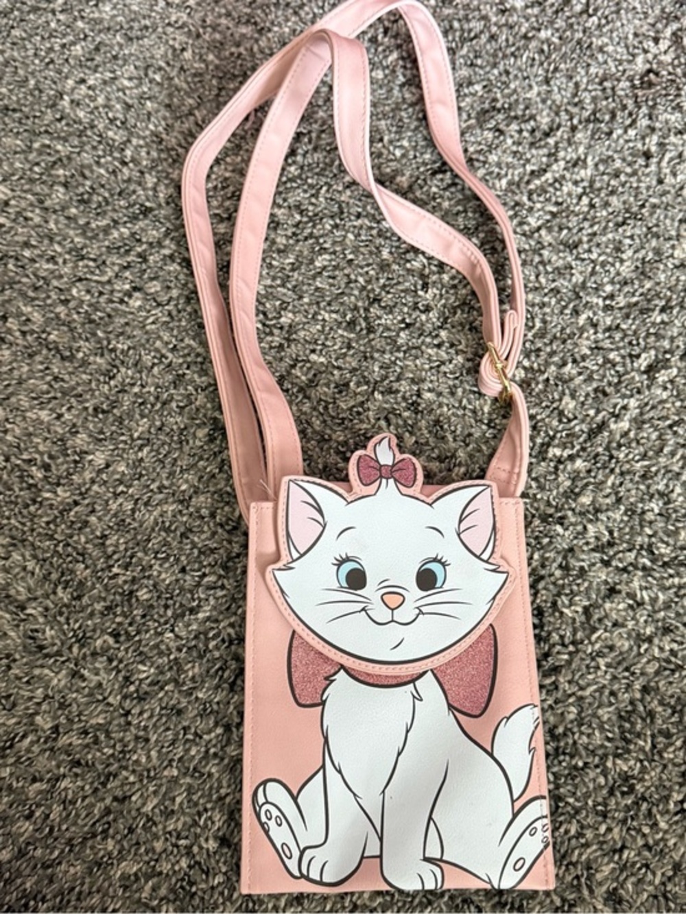 Loungefly Pink Marie Crossbody Mini Bag